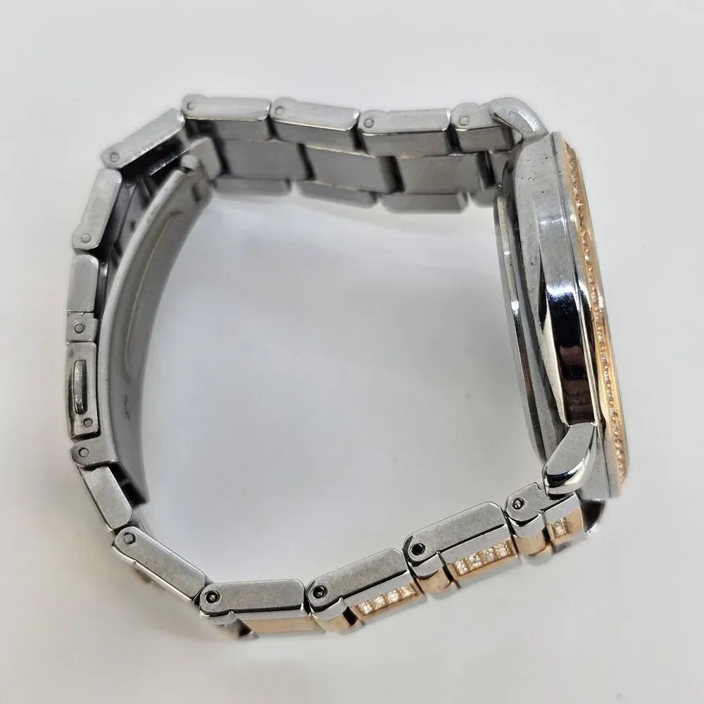 Jennifer Lopez Women's Watch 38MM Gray Dial Two Tone Bracelet 5.5